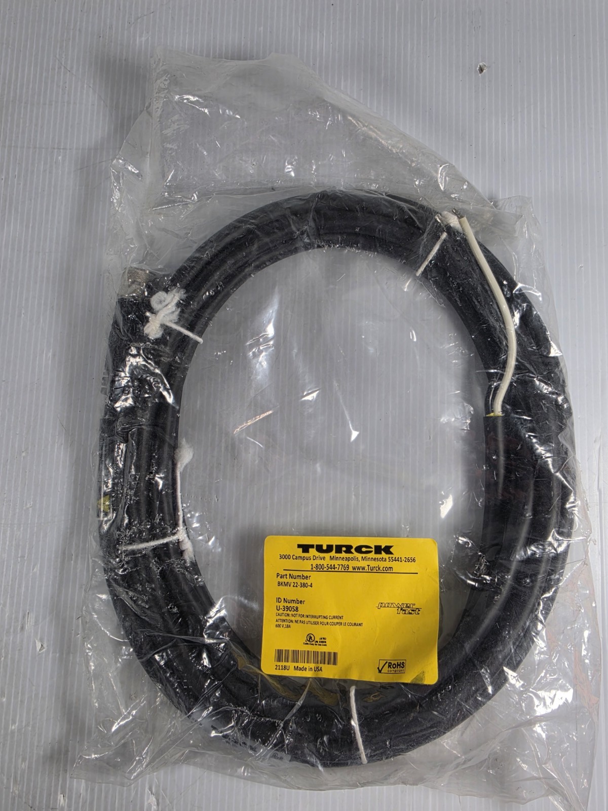 TURCK BKM 22-380-4 U-39058