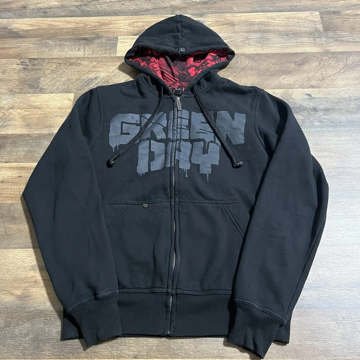 heren sweatshirt Guns N' Roses - TOP HAT SKULL - VERWASSEN ZWART