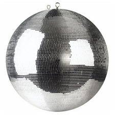 500mm 20" Silver Professional Mirror Ball Mirrorball Small Facet Tile 5mm x 5mm