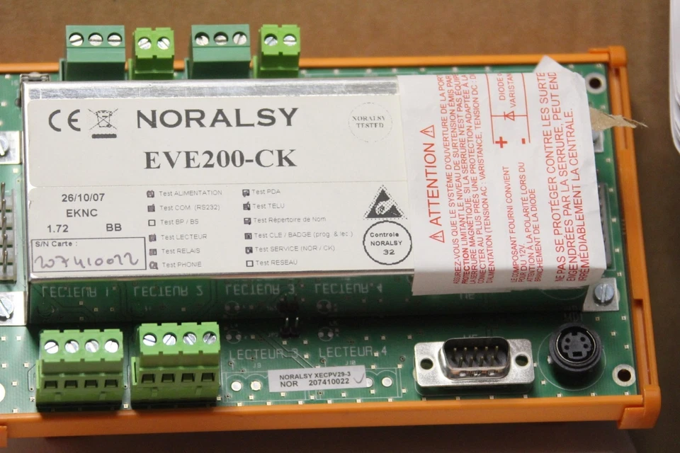 NEUF : NORALSY EVE200-CK V2.00 - Centrale VIGIK PROVIC pourr phonie 2 porte /DIN - Photo 2/4