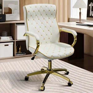 Wayfair White And Gold Desk Velvet Office Desk Chair Comfy With