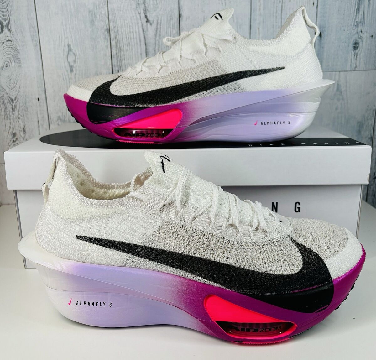 Nike Air Zoom Alphafly NEXT% 3 White/Purple Agate/Vivid Nike Air Zoom Alphafly NEXT% 3 White/Purple Agate/Vivid