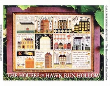 Houses of Hawk Run Hollow Cross Stitch Chart Pack - Carriage House Samplings