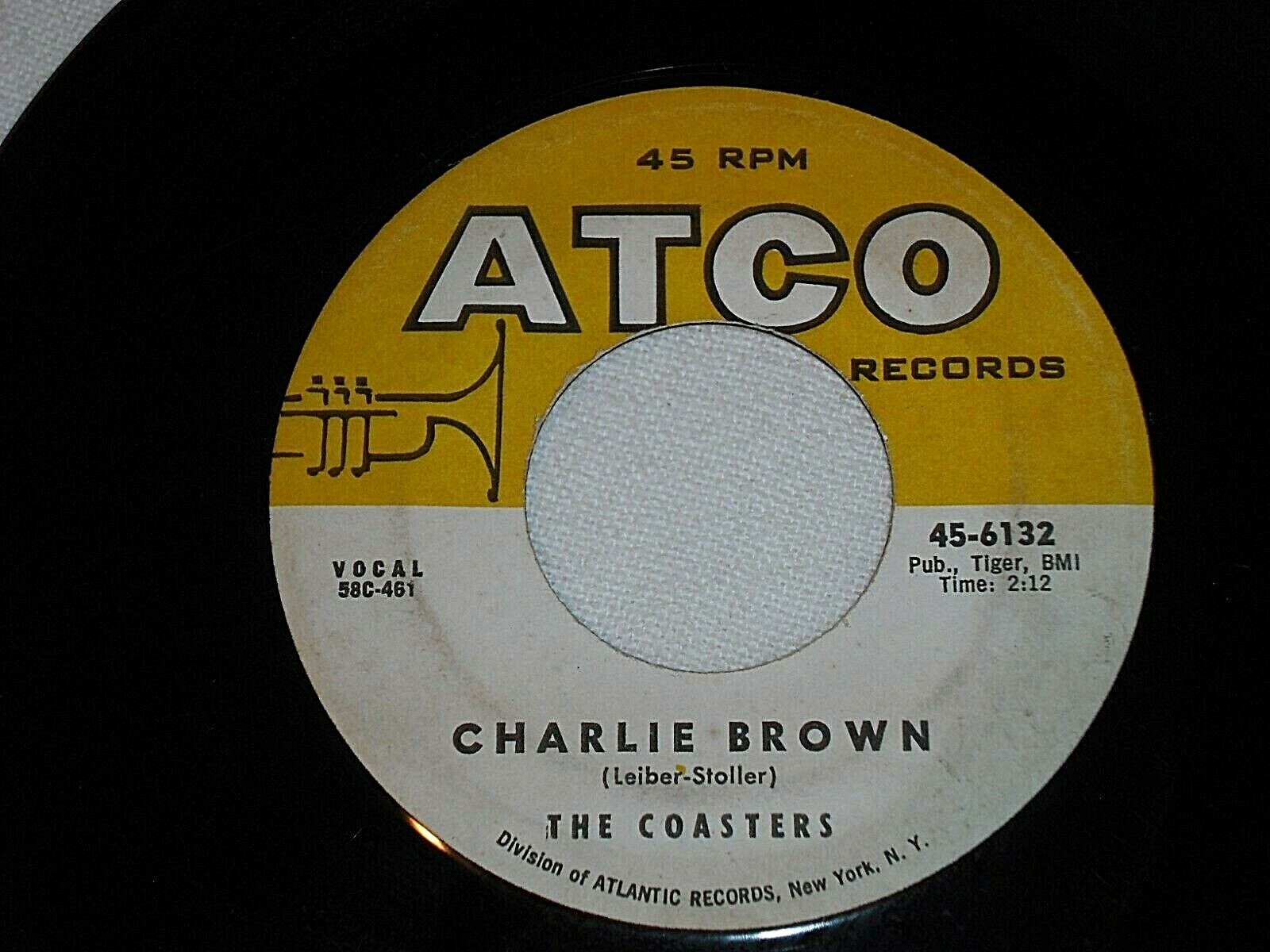 THE COASTERSCharlie Brown (1959) ATCO 7" 45 RPM Single eBay