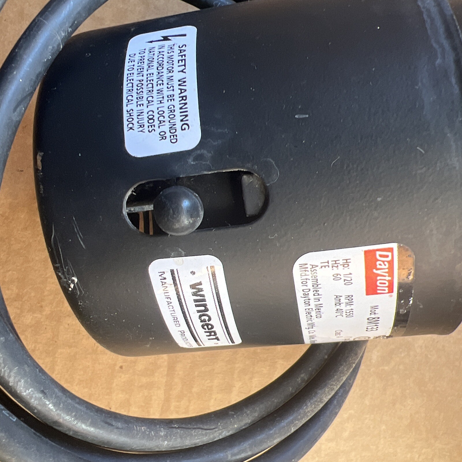 Dayton 8M133 1/15HP, 115V, 1550Same As 6JHX3 D234 FASCO, 71638553 