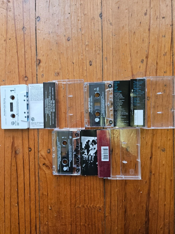 3 x VAN HALEN ALBUMS Fair Warning + OU812 + For Unlawful Carnal... CASSETTE TAPE - Image 2 of 4