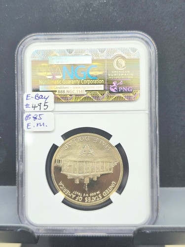 1982-S PF69 ULTRA CAMEO George Washington Commemorative Half Dollar NGC #495 - Picture 4 of 4