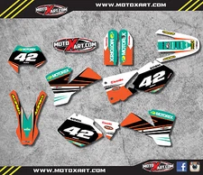 Custom Graphics full Kit - STRIKE STYLE stickers/decals fits KTM EXC 2003