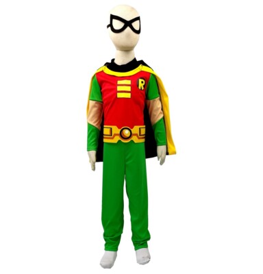 Kit Costume Robin Teen Titans Go! Per Ragazzo | Confezione Da 12 Pezzi - 4