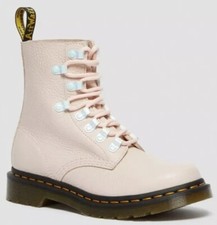 NIB Dr Martens 1460 Pascal Pink Iridescent Hardware Milled Napa Boots Docs Sz 8