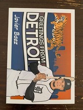 2022 Topps Archives Topps Oversized Postcards #OPC9 Javy Baez - Detroit Tigers