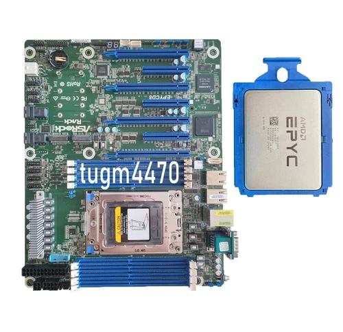 AMD epyc 7601+ASRock EPYCD8 motherboard 7 PCIE dual M2 SSD