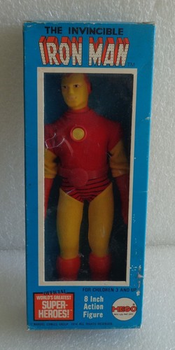 Figurine Mego Super Heroes Iron Man 8 Pouces – 1973, Vintage Collection