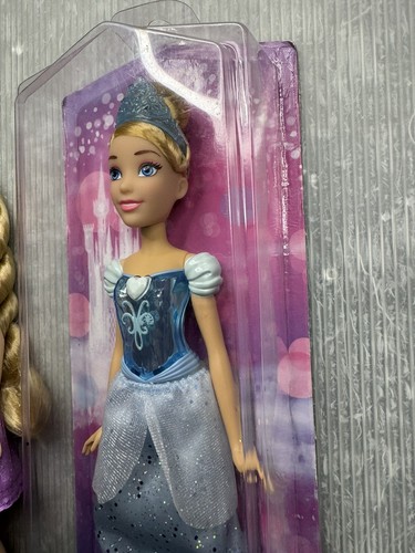 Disney 11” PRINCESS FASHION DOLL LOT/2 Royal Shimmer Cinderella & Rapunzel - Picture 3 of 9