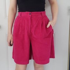 90s Pink Corduroy Shorts
