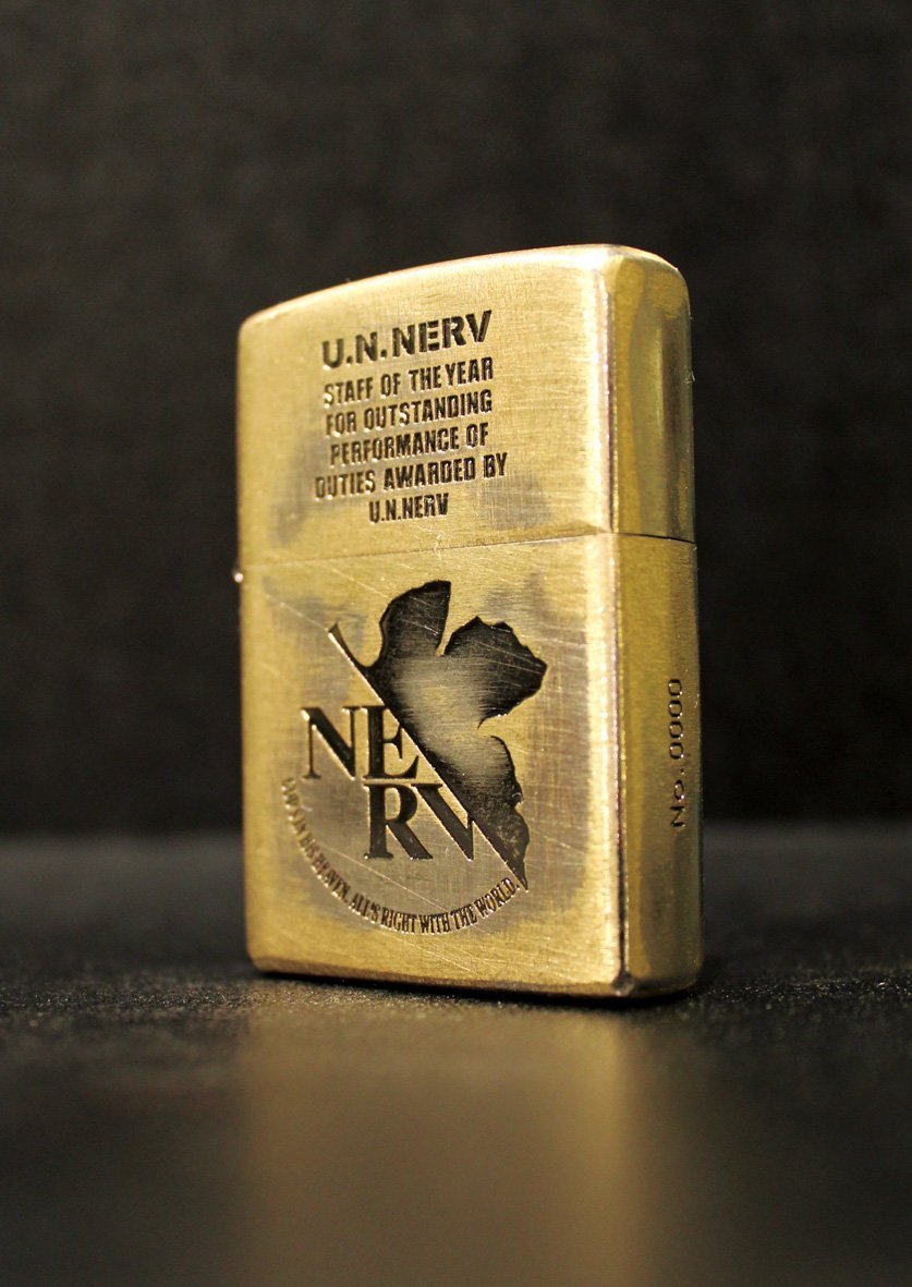 Evangelion Zippo U.N.NERV AWARD Ver From Japan New | eBay Evangelion Zippo U.N.NERV AWARD Ver From Japan New | eBay