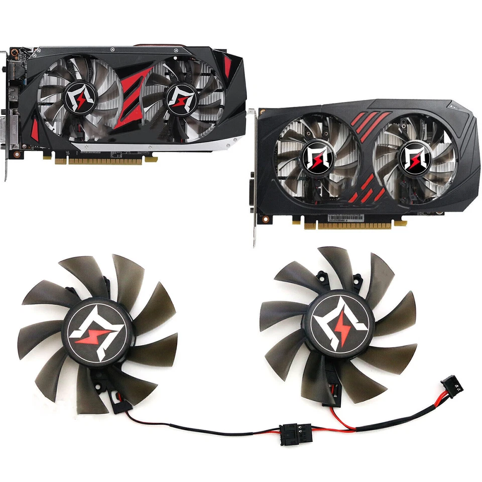Graphics Card Cooling Fan for Gainward GTX1650 1050 1050ti Storm Whirlwind/Wind - Image 2 of 4