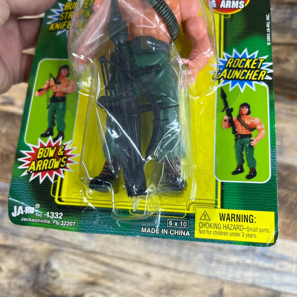 Figura de acción Team Xtreme KO Rambo Fighter Ja-Ru JARU con armas NUEVA Y SELLADA Foto 2 de 4