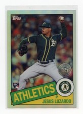 2020 Topps Chrome 1985 Refractor Jesus Luzardo RC #85TC-10 Athletics A’s