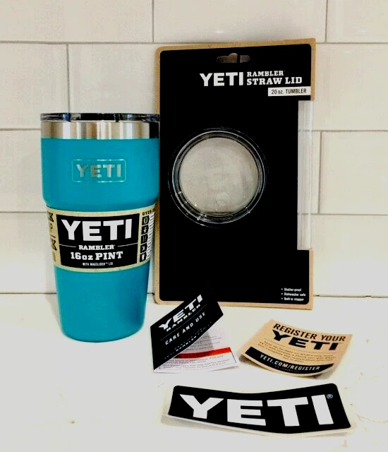 16 oz YETI Rambler Pint in with a magslide lid Seafoam - Store