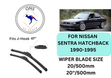 WIPER BLADES FOR Nissan Sentra Hatchback  1990 – 1995 3rd Gen (N14)