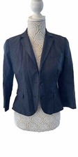 Hardy Amies Navy Blue Pinstripe Suit Jacket.