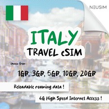 NeuSIM Italy eSIM 1-3GB Dati | CONSEGNA in giornata!