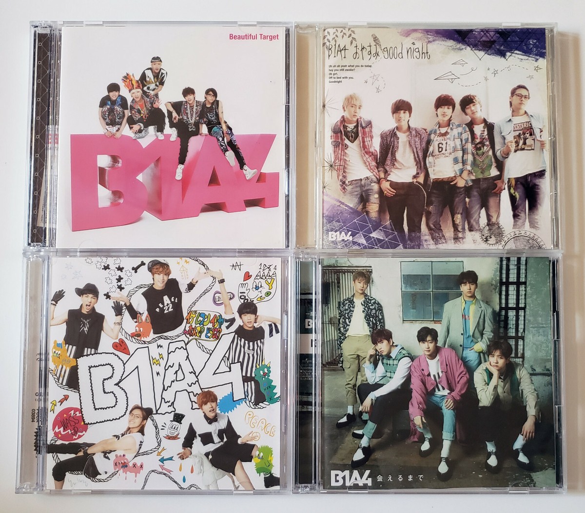B1A4 Japan Press CD DVD Albums Lot Beatiful Target Good Night What 