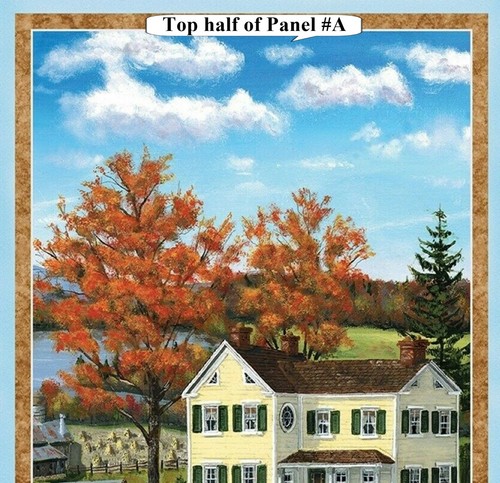 WILMINGTON, BOB FAIR, "AUTUMN GROVE", FALL, AUTUMN, COUNTY FARM HOME FABRICS - Picture 3 of 10