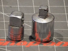 Snap On 2Pc 1/2 To 3/4 3/4 To 1/2 Drive Socket Adapter Reducer Lot LA12 LA62 Dr
