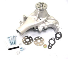 Sbc Small Block Chevy Long Aluminum Water Pump High Volume Raw 283 305 350 400