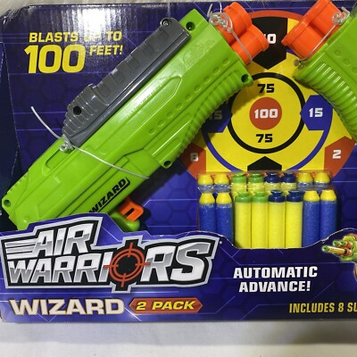 SUPER FUN Buzz Bee Air Warriors Ultra-Tek Wizard 2-Pack Dart