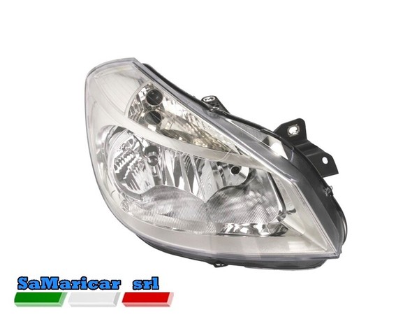 Fanale Faro Vorne Rechts Chrom Parabola FüR Renault Clio 09/2005- 7701061069-image
