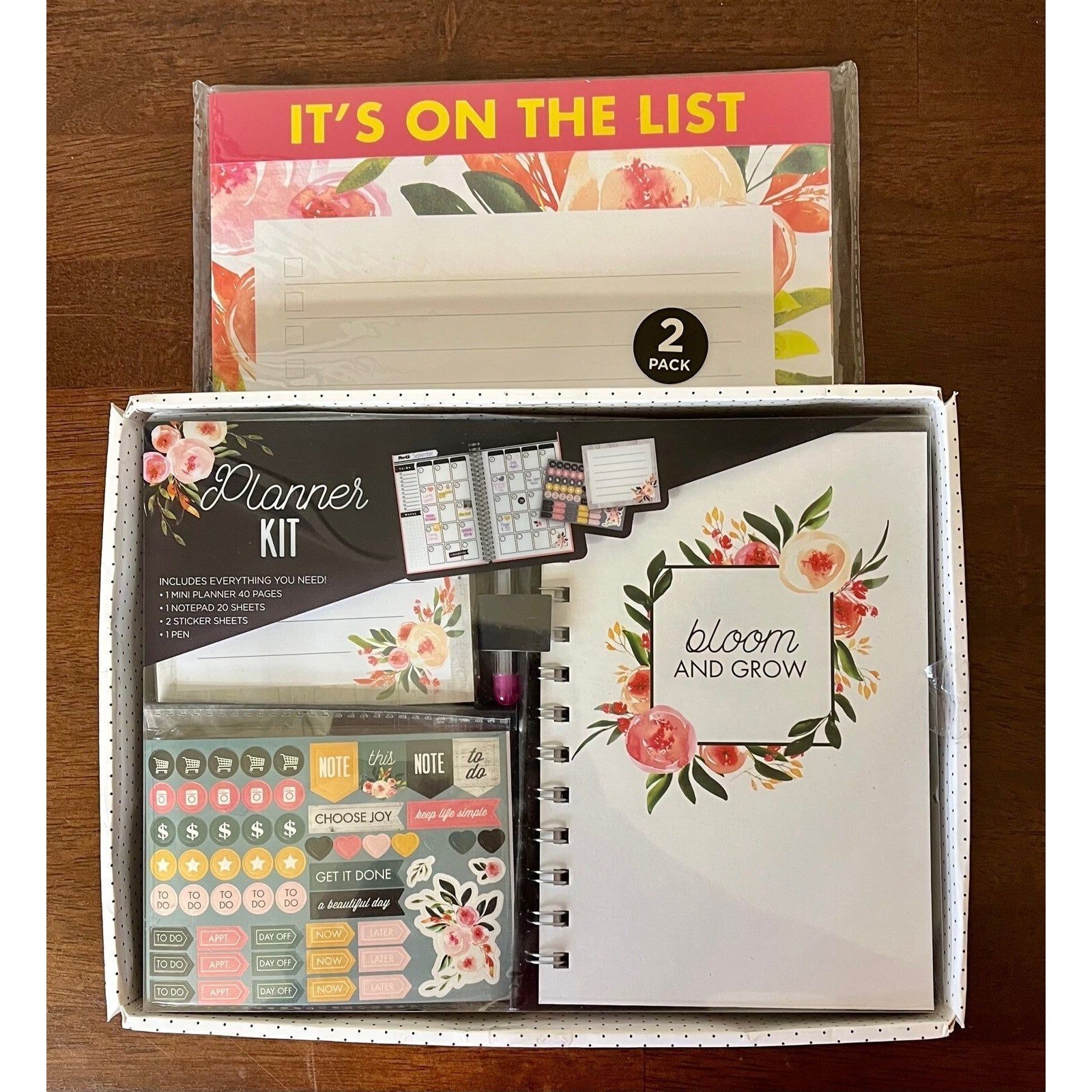 Bloom and Grow Mini Legal Pad Planner Kit  -image