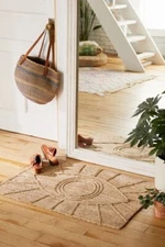 Modern Jute Area Rug & Carpet Rectangle 100% Natural Jute Handmade Rustic look