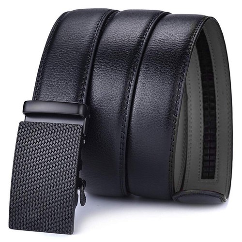 Men's Belt Slide Ratchet Belt for Men with Genuine Leather 1 3/8 Trim to Fit - Picture 54 of 79