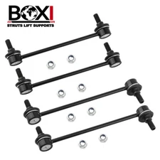 4Pcs Front & Rear Sway Bar End Links For 05-09 Hyundai Tucson 05-10 Kia Sportage