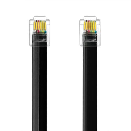 2Pack RJ12 Cable 15ft Phone Cord RJ12 6P6C Male to Male Straight Wired for - Picture 4 of 4