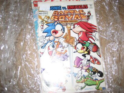 Sonic the Hedgehog & Knuckles The Echidna Battle Royale 48 page special edition - Picture 1 of 1