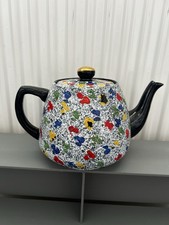 Art Deco 1930’s Arthur Wood Tea Pot Handpainted Colourful Design Vintage