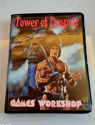 GAMES WORKSHOP * TOWER OF DESPAIR * Sinclair ZX Spectrum Spiel Old Style Case 