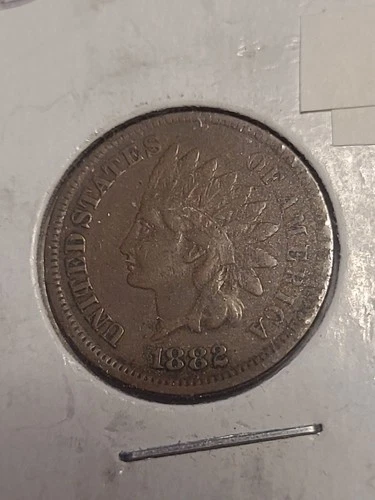 1882 Indian Cent Xf