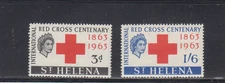 ST-HELENA  : 1963 - RED CROSS - MNH - SCOTT # 174/75  CPLT. SET