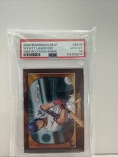 2024 BOWMAN'S BEST 1955 BOWMAN ANIME BA19 WYATT LANGFORD ROOKIE RC PSA 10 GEM 💎