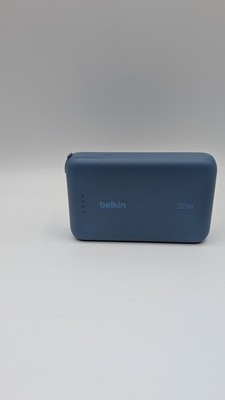 BELKIN BoostCharge Powerbank 10K mit integriertem Kabel, Blau 