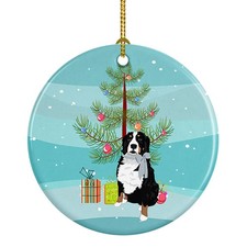 Bernese Mountain Dog Christmas Tree Ceramic Ornament WDK2970CO1