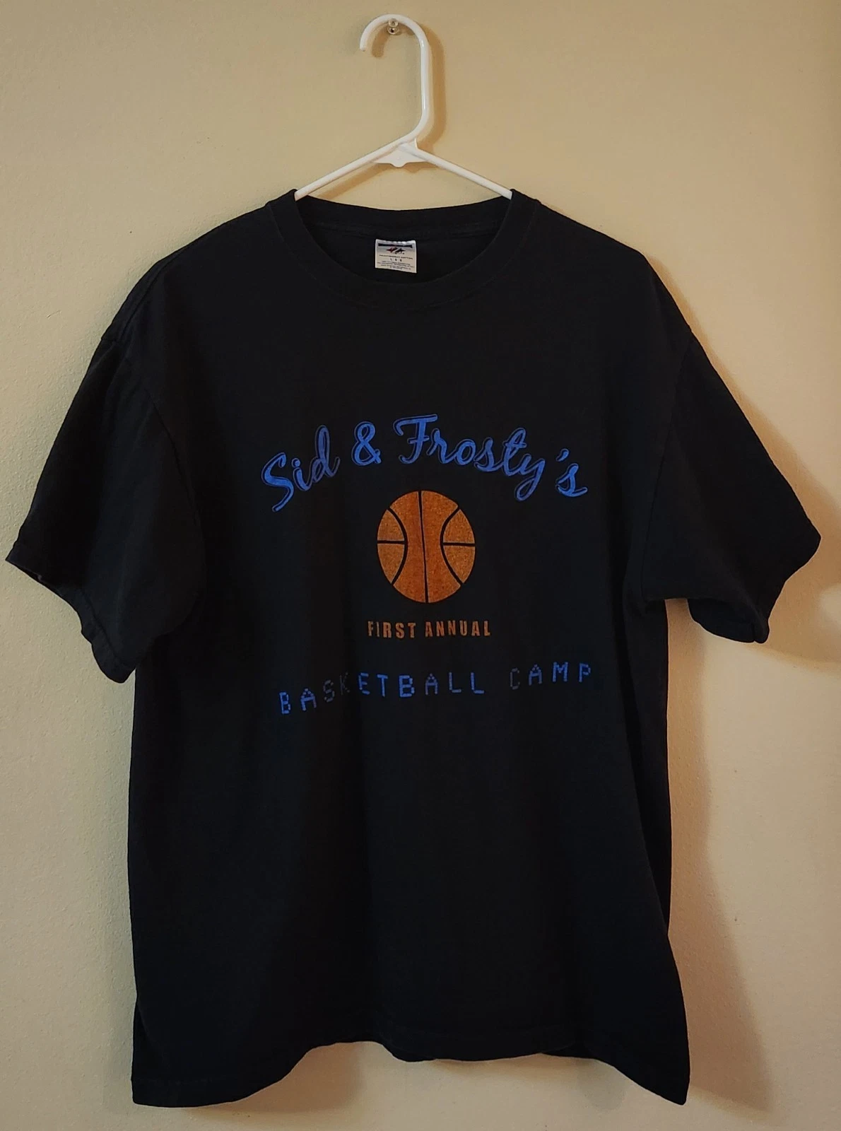 Vintage Sid & Frosty’s 1st Annual Basketball Camp Shirt Mens Large Jerzees Tee