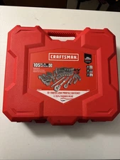 Craftsman Empty Red Case No Tools 105pc SAE/Metric 6pt 1/4”-3/8” CMMT12123 L@@K