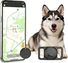 Pet Tracker,Gps Collar for Dogs Ios Only Smart Tag,Waterproof Compatible with