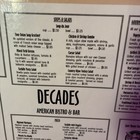 Vintage Decades American Bistro & Bar Restaurant Menu - Port Jervis, New York — photo 7